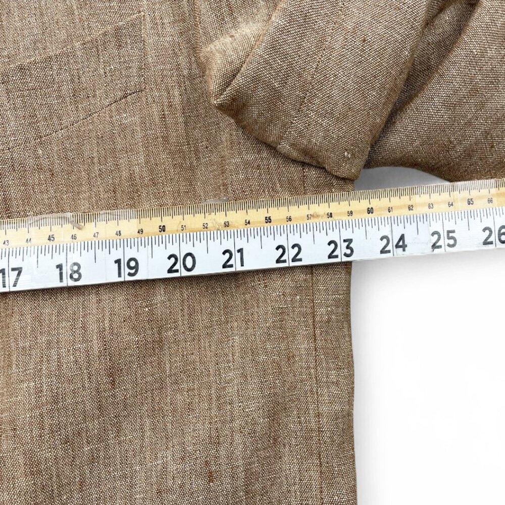 Ermenegildo Zegna Linen Italy Made Blazer Sport Coat Jacket Men's 44 L Long - Picture 7 of 11